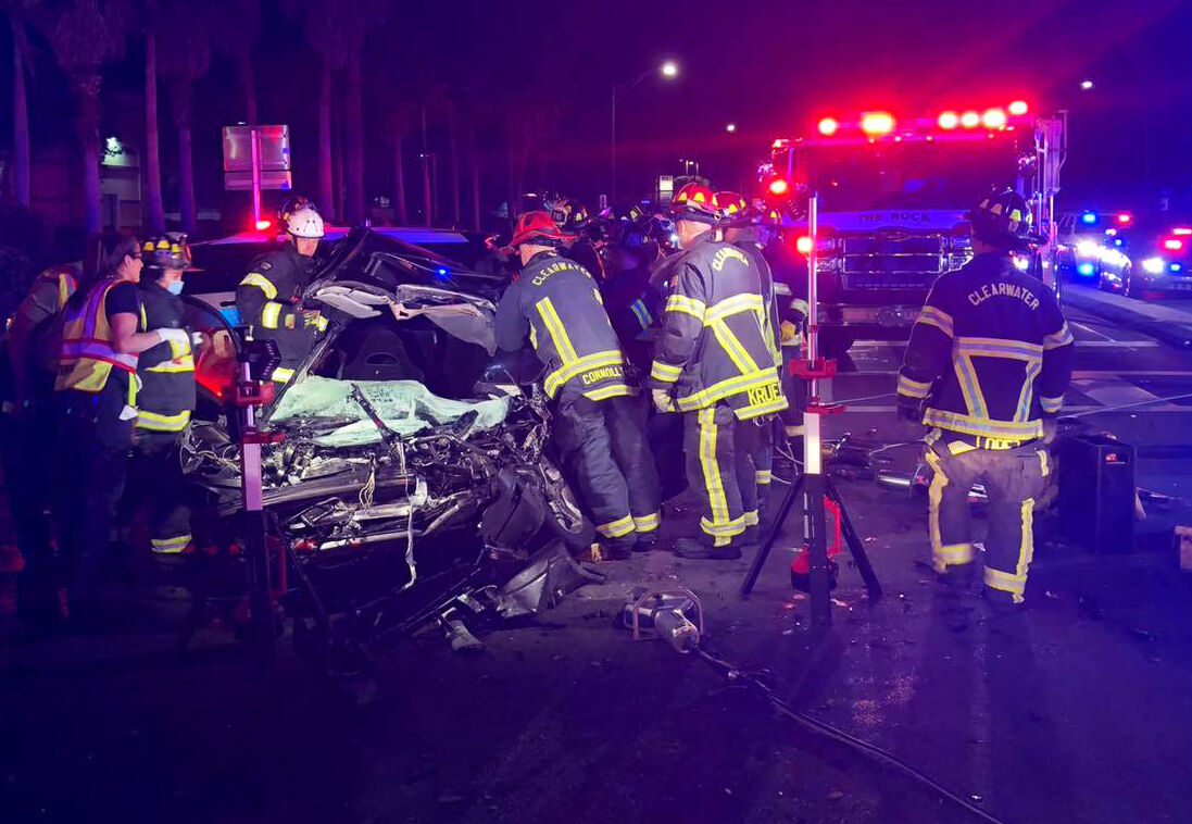 Life-threatening Injuries reported in crash on Gulf-to-Bay in Clearwater
